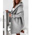 Tomwell Gilet Femme Hiver Cardigan Long Tricot Veste Ouvert Épais Manches Longues Pull Gilet Chaud Capuche Manteau Sweater Chandail Outwear
