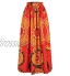 OBEEII Femme Africaine Robe Bohème Élégant 3D Imprimer Dress Dashiki Costume Ethnique Traditionnel pour Soirée Cocktail Demoiselle d'honneur Prom Fête