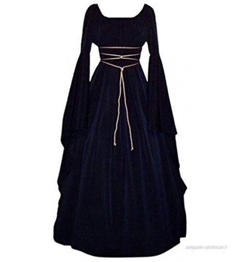 Robe Médiévale Femme Renaissance Costume Robes Longues Déguisement Robe Vintage