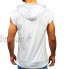 Cinnamou Homme Sweats à Capuche DéBardeur Minceur T-Shirt Sport Musculation Sports Fitness Renforce La Transpiration sans Manches Hoodie