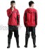 YQQMC Costumes de Pluie pour Hommes Classiques pluviomètres Veste de Pluie imperméable Veste de Pluie et Pantalon de Pluie Réutilisable Color : Red Size : 6XL
