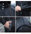 YQQMC Veste de Pluie imperméable pour Hommes avec Capuche léger emballable extérieure Longue imperméable Réutilisable Color : Black Size : XL