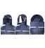 YQQMC Veste de Pluie Longue de Pluie imperméable imperméable pour Hommes réfléchissant avec Capuche Réutilisable Color : Navy Blue Size : M