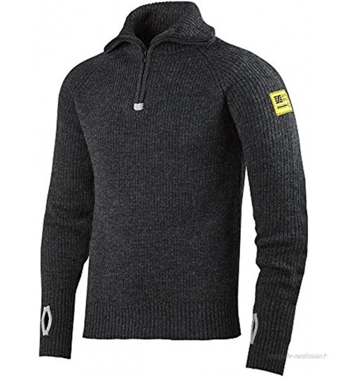 Snickers 29059800005 Pull en Laine 1 2 zip Taille M Anthracite Mélange