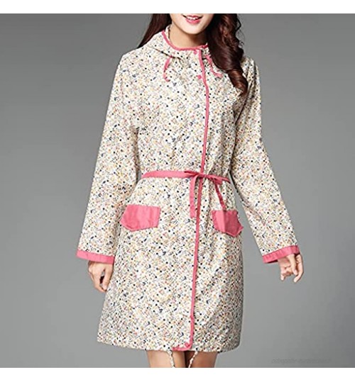 MMAXZ Longue imperméable femme léger trench-manteau de trench-peluche imperméable étourdissable Color : A Size : One size