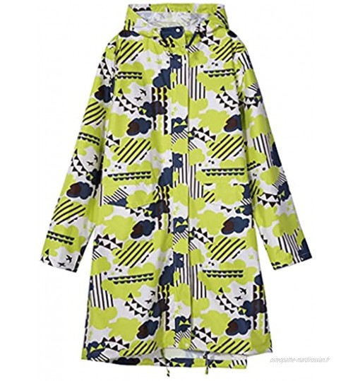 MMAXZ Manteau de pluie longue femme imperméable à capuche de randonnée de randonnée de pluie veste de pluie portable veste de pluie Color : A Size : L code