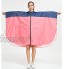 WZHZJ Femmes épissé Cloak Raincoat Loable Sac à dos en plein air Randonnée en plein air Breaker Poncho Color : A Size : One size
