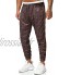2021 Nouveau Sports et Loisirs pour Hommes Carreaux Jogging Carreaux Ceinture élastique Slim Coton Pantalon Confortable Vêtements Sport Multi-Poches
