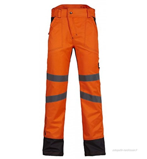 North Ways Pantalon De Travail Haute Visibilité Bellus Orange Fluo