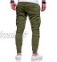Youngii_®Pantalon Jogging Sport Hommes en 65% Coton avec Grandes Poches Latérales Grande Taille Pantalon Travail de Loisirs Casual Workout|Vetement Homme Marque