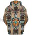Synona American Indian Element Series Sweat à Capuche imprimé en 3D Unisex Amérindien Cosplay Costume Manches Longues décontracté Hoodie Couple Sweatshirt Pullover Tops Vestes pour Homme Femme