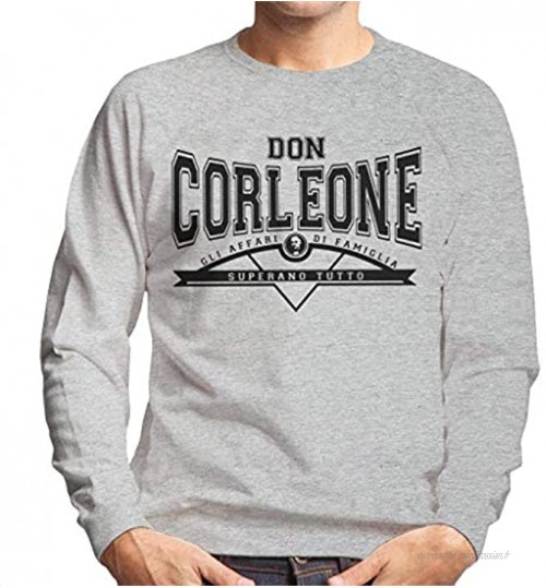 Cloud City 7 Don Corleone Superano Tutto The Godfather Men's Sweatshirt