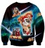 Rave on Friday Noël Pull Sweat-Shirts 3D Impression Manches Longues Ugly Christmas Sweater S-XXL