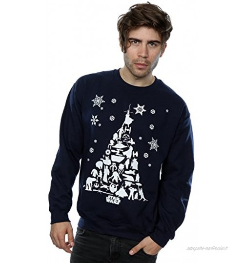 Star Wars Homme Christmas Tree Sweat-Shirt
