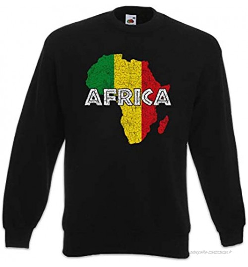 Urban Backwoods Rasta Africa Sweatshirt Pullover Sweater Pull