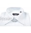 Bosweel Homme Chemise Basic Classic fit blanc passepoil col normal 50 coton 50 polyester pour costume business mariage