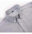 Chemises à Manches Courtes pour Hommes Couleur Unie Mince Confortable Respirant Simple Boutonnage Coupe régulière Casual Chemises Simples