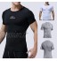 FIRMON-Jacket Hommes Décontracté Fitness Vêtements de Formation à Manches Courtes Chemisier de Sport de Plein Air Blouse Top