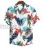 R-Cors Chemise Hawaïenne Hommes Chemises Casual Funky 3D Imprimé à Manches Courtes Hawaïen Fleur Shirt Grande Taille Tee ShirtsM-5XL