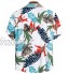 R-Cors Chemise Hawaïenne Hommes Chemises Casual Funky 3D Imprimé à Manches Courtes Hawaïen Fleur Shirt Grande Taille Tee ShirtsM-5XL