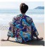 Yililay Summer Beach Vêtements décontractés Hommes Harajuku Comic imprimé Style Kimono Shirt Vacances Survêtement
