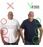 Alca Fashion T-Shirts Classic Encolure en V Tailles XL-B 8XL-B des Tshirts spécialement conçus pour Les Hommes avec Une Taille « 113-174 cm »
