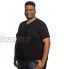 Alca Fashion T-Shirts Classic Encolure en V Tailles XL-B 8XL-B des Tshirts spécialement conçus pour Les Hommes avec Une Taille « 113-174 cm »