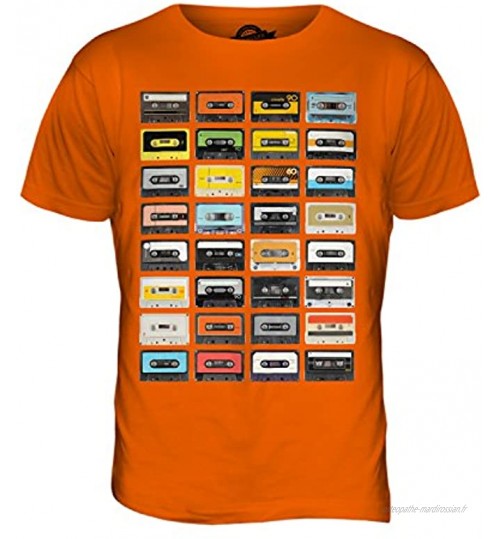 Candymix Cassettes Audio Retro T-Shirt Homme
