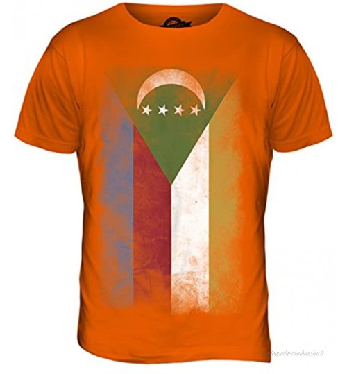 Candymix Comores Pays Drapeau Dégradé T-Shirt Homme
