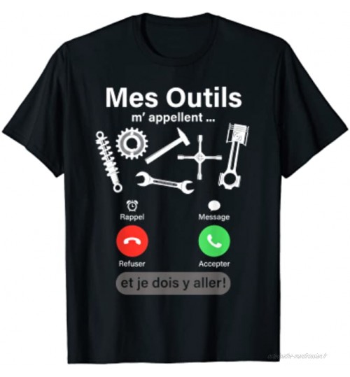 Humour Mecano Mecanicien Cadeau homme Mecanique Tee T-Shirt