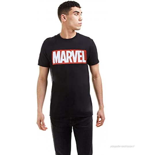 Marvel Comics-Core Logo T-Shirt Homme