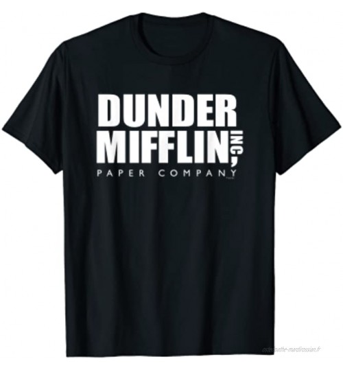The Office Dunder Mifflin T-shirt confortable – T-shirt officiel T-Shirt