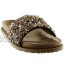 Angkorly Chaussure Mode Mule Sandale Slip-on Claquettes Plateforme Femme Strass Diamant Brillant Talon Plateforme 4.5 CM