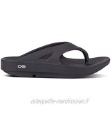 OOfos Ooriginal Thong Sandales de Sport Mixte Noir Black 42 EU