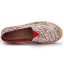 Espadrilles Femme Pas Cher A La Mode À Semelle Mince Respirant Plates Confort Chaussures De Toile Loafers Vert Rouge 35-40