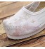 Lihcao Cerf brodé Femmes Soft Toile Costume Chaussures Plates de la Cheville Strap Dames Confort Plateformes de Coton rétro Chaussures Color : Pink Size : 37 EU
