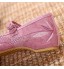 Lihcao Jacquard Coton brodé Femmes Confortables Chaussures Plats Dames Toile Mary Janes décontractés Chaussures de Marche Femme Color : Beige Size : 37 EU
