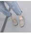 Shhyy Chaussures décontractées pour Femmes-Chaussures de Plage et Femme -Espadrilles Chaussures de Dames Creuses en Dentelle,Gris,38