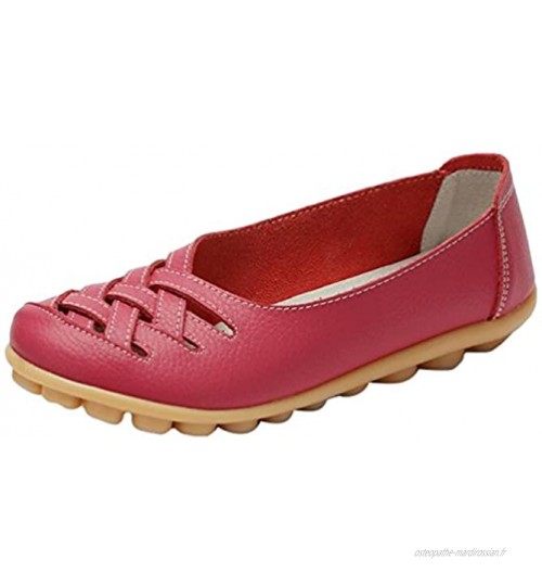 Heheja Mocassins pour Femme Loafers Casual Bateau Chaussures de Ville