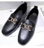 Mocassins en Cuir Femme Pas Cher A La Mode ÉLéGant Casual Bout Carre Loafers Plates Confortable Chaussures Basses