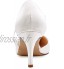 Duosheng & Elegant Femme Bout Pointu Talons Aiguilles Escarpins Bout Pointu Satin Chaussures de Mariage de mariée de fête