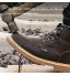 Bottes de Sécurité pour Hommes Embout en Acier Chaussures de Travail Chaussures Industrielles Imperméables en Cuir,Yellow-46EU