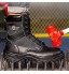 JIWEIRUN Bottes de sécurité pour Hommes Embout en Acier et Semelle intermédiaire en Acier Chaussures légères d'hiver Baskets à Enfiler,Without velvet-42EU