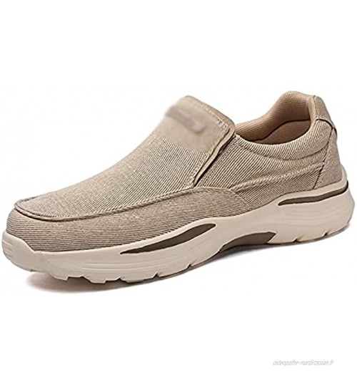 Heimaolvczcx Chaussures Bateau Homme Sneaker à Chaussures décontractées pour Hommes pour Hommes pour Hommes Soupes de Chaussures à Semelle épaisses Color : Khaki Shoe Size : 41