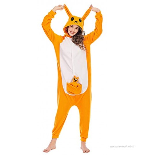 Pyjama Animaux Cosplay Noël Costume Déguisement Combinaison Vêtement de Nuit pour Unisexe Adulte