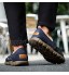 BLBK Chaussures en toile pour homme Chaussures de loisirs Chaussures plates Chaussures à pois Chaussures d'été pour adulte