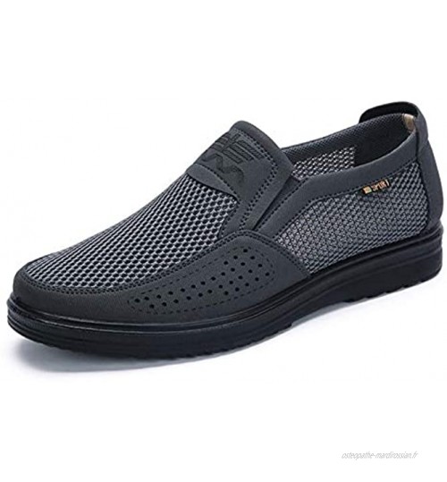 CCAN Hommes Confortables Chaussures décontractées Chaussures Respirantes Mailles d'été Hommes Chaussures 2021 Nouvelles Chaussures légères antidérapantes pour Hommes Grandes Taille 48