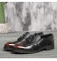 Chaussure en Cuir d'affaire Habillé sans Lacet pour Homme Chaussure de Ville de Loisir Confortable Antidérapant
