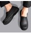 Chaussures de Chef pour Hommes Chaussures de sécurité de Cuisine antidérapantes en Similicuir à la Mode Chaussures de Cuisine pour Service Alimentaire à l'huile résistantes à l'eau