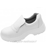 Chaussures de cuisine anti-bonheur S2 SRC noir ou blanc Blanc 43 EU